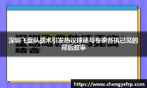 深圳飞盘队战术引发热议球迷与专家各执己见的背后故事